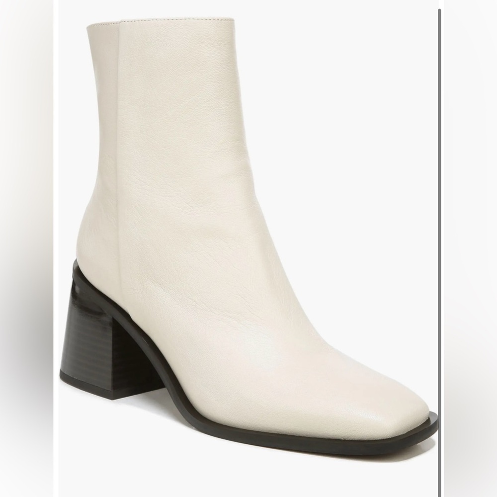 Sam Edelman Cream Heeled Boots